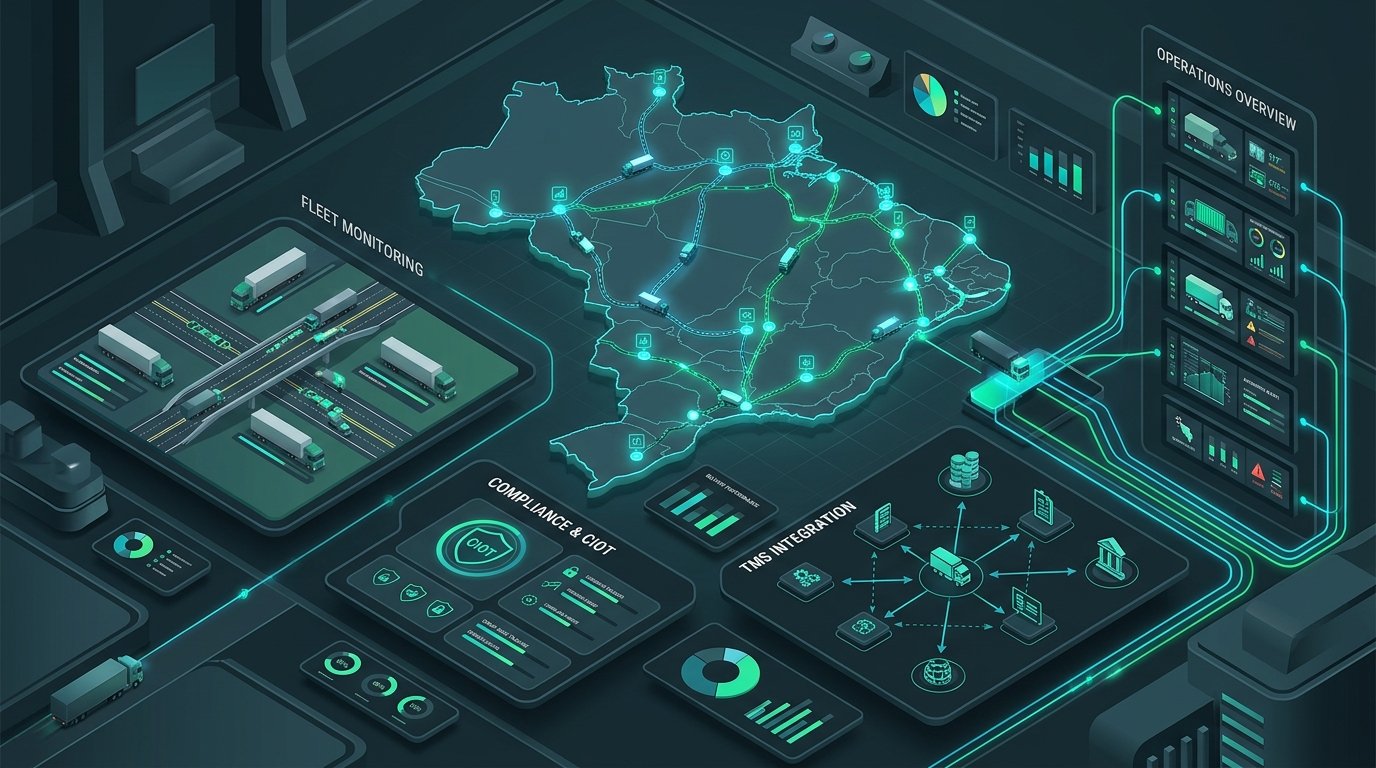 Painel de controle logístico e monitoramento de conformidade do CIOT para frotas rodoviárias no Brasil
